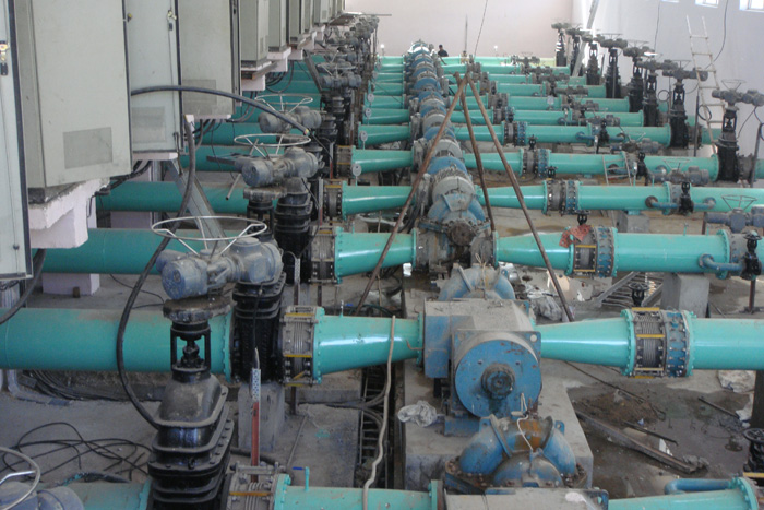 Erection & Commissioning of pumps, motors