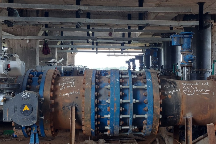 Erection & Commissioning of pumps, motors